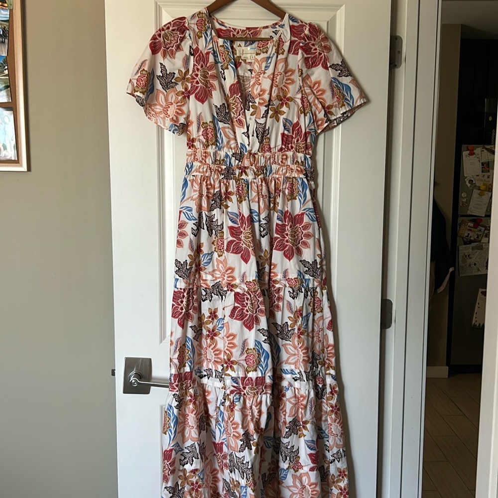 Anthropologie Maxi Floral Dress